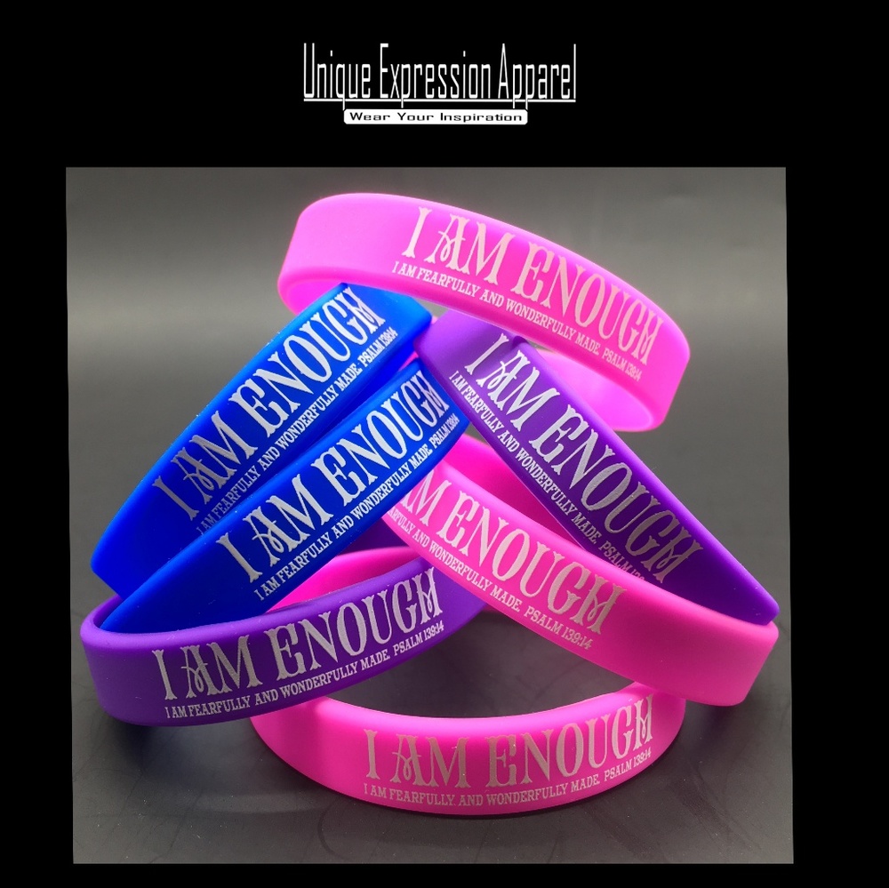 5⭐ "I Am Enough" Wristband (3 for $10)